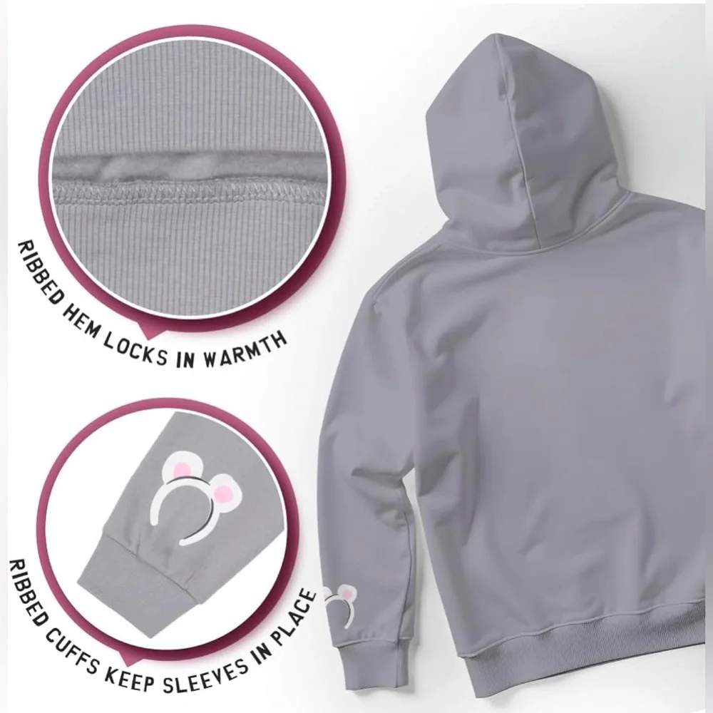 Mean Girls Hoodie I'm A Mouse Duh Women’s Large Pull Over Hoodie Regina George - Picture 2 of 9
